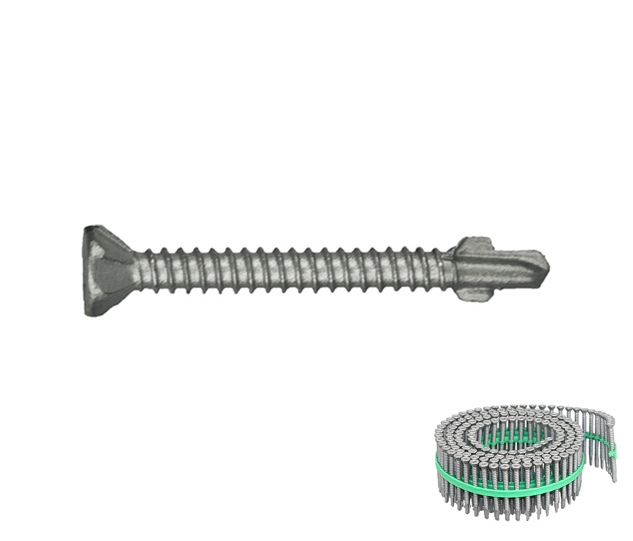 MURO M240 SELF DRILLING C3 WING SCREW 10 X 42MM COIL ( RS0158G)